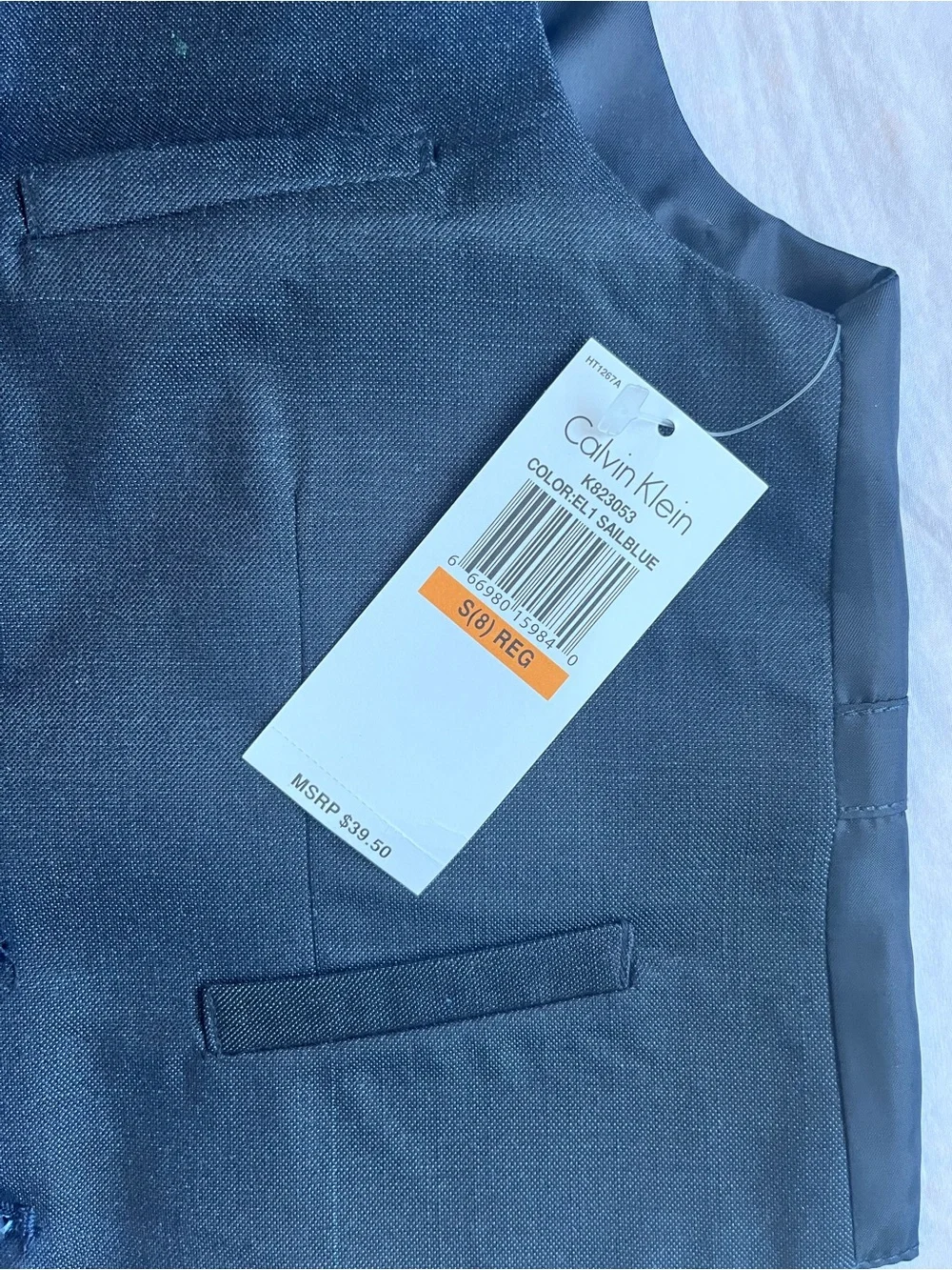 navy kids vest & pants set